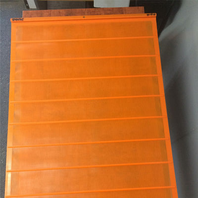 5 στρώσεις Stack Sizer Vibrating Polyweb Urethane Screens για τον διαχωρισμό υλικών σε πορτοκαλί χρώμα