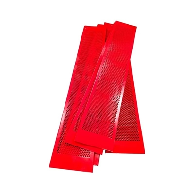 Πολυουρεθανικό πλέγμα οθόνης flip-flop με άνοιγμα 8mm για επεξεργασία υγρού μεταλλεύματος