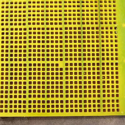 Ανθεκτικά στη φθορά 600x600mm WS 85 Πάνελ Οθόνης Πολυουρεθάνης Ανοιχτής Χυτότητας Εγκατάσταση μπουλονιών για αφυδάτωση χαλκού