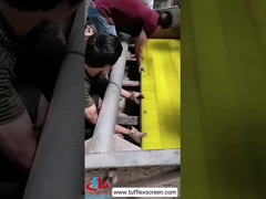 Εγκατάσταση πίνακα οθόνης αποχέτευσης PU